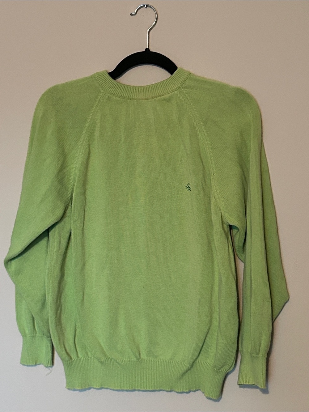 United Colors Of Benetton Light Green Crewneck Sweater